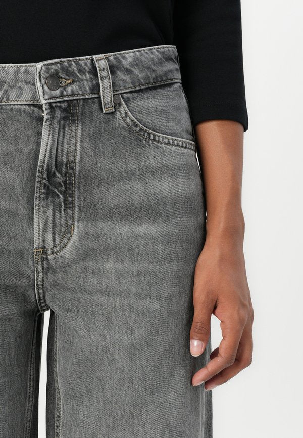 Marc O'Polo DENIM TROUSERS HIGH WAIST WIDE LEG