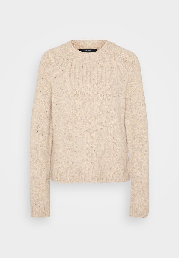 Vero Moda Tall VMINGRID O NECK  - Jumper - silver mink melange