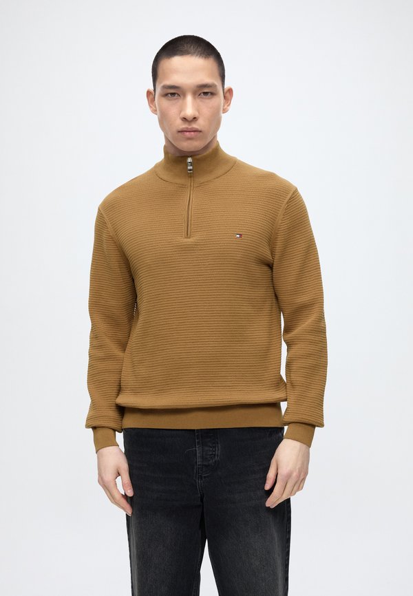 Tommy Hilfiger SEASONAL STRUCTURE - Jumper - sahara