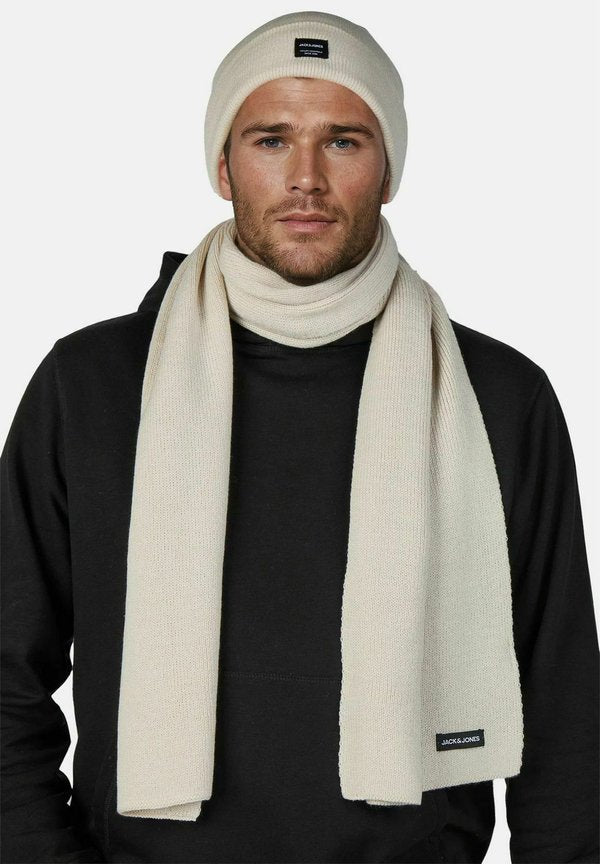 Jack & Jones BOCHUM 2 IN 1 AND SET - Scarf - moonbeam pack