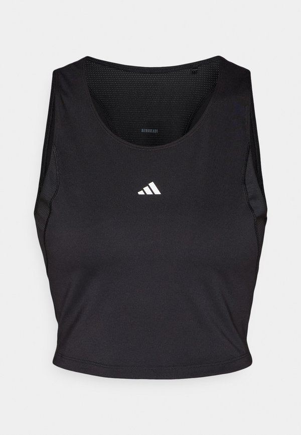 adidas Performance TECHFIT CROPPED - Top - black