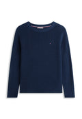 FINE KNIT BOAT NECK JUMPER Media 1
