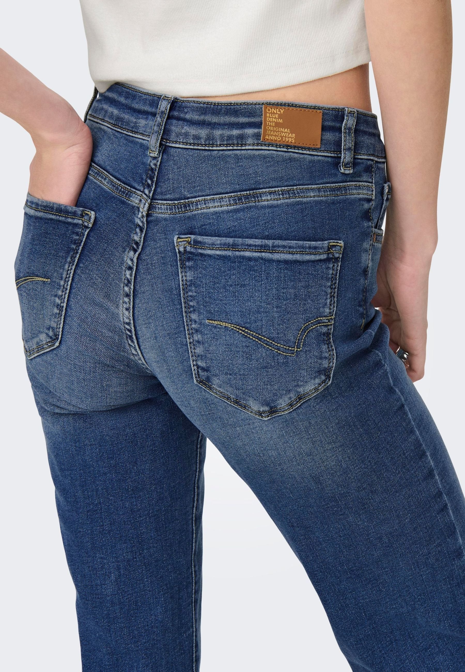 ONLY Slim fit ONLALICIA Mid waist Straight