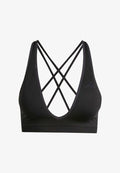 adidas Performance WE SCRUN LS - Light support sports bra - black