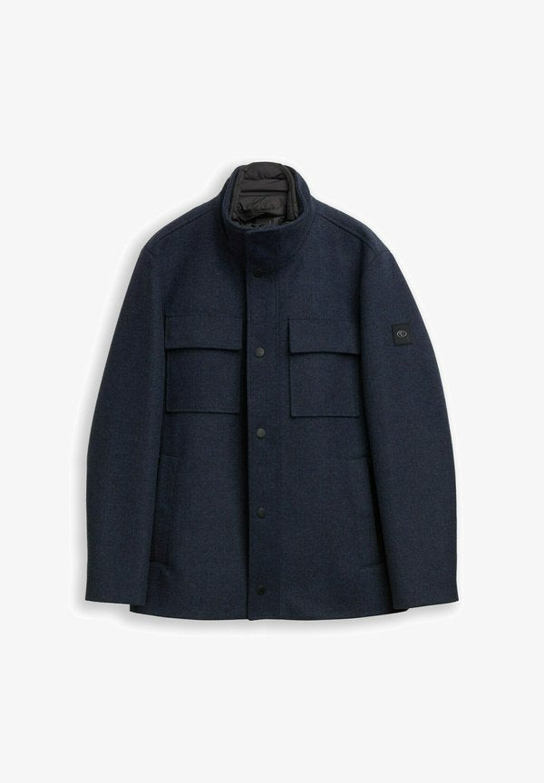 TOM TAILOR Light jacket - blue small herringbone