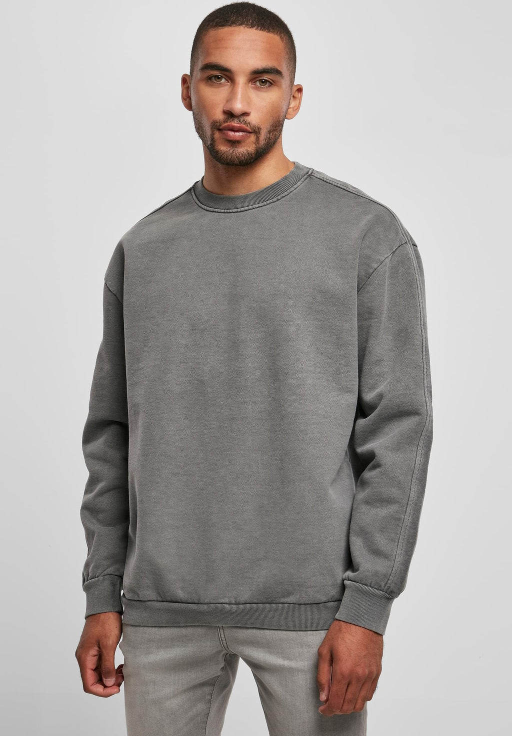 Urban Classics HEAVY TERRY GARMENT DYE CREW