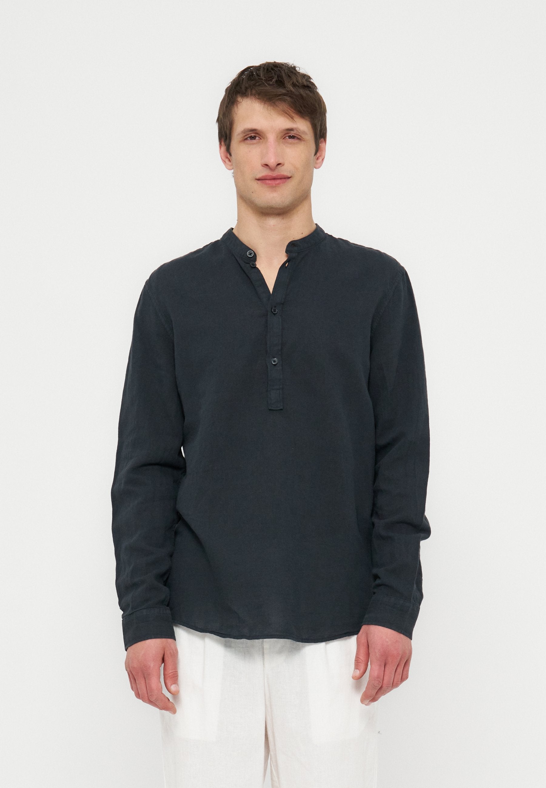 Pier One LINEN MIX SHIRT