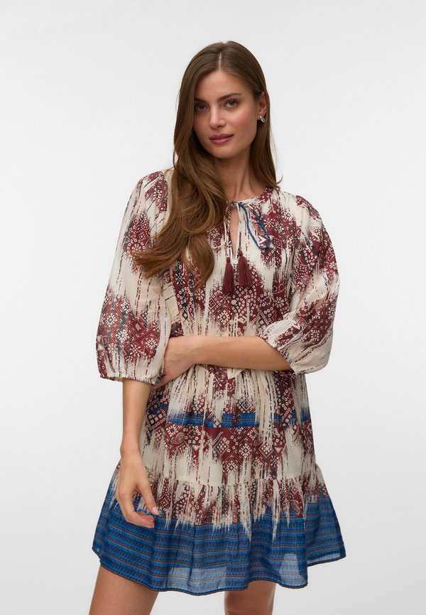 Vero Moda VMELIZA ISABEL TUNIC  - Day dress - birch