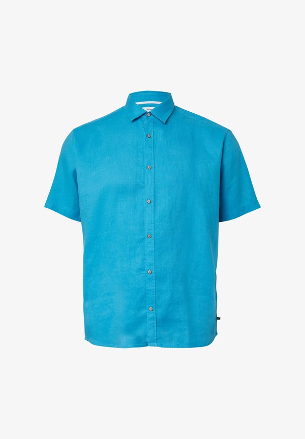 s.Oliver REGULAR FIT LEICHTES KURZARM - Shirt - pastelltürkis