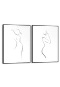Orange Wallz FEMALE DRAWINGS 2 PACK