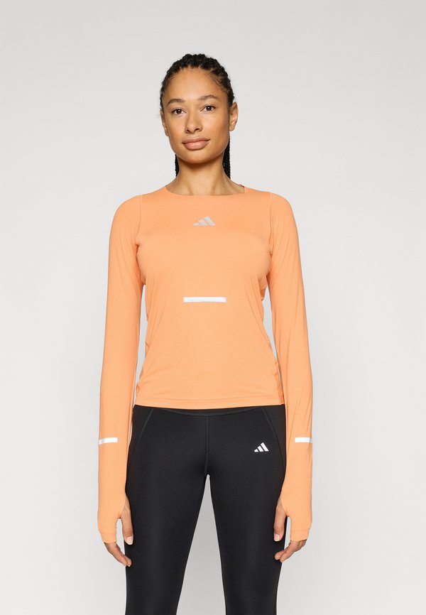 adidas Performance ADI365 - Long sleeved top - dusky orange