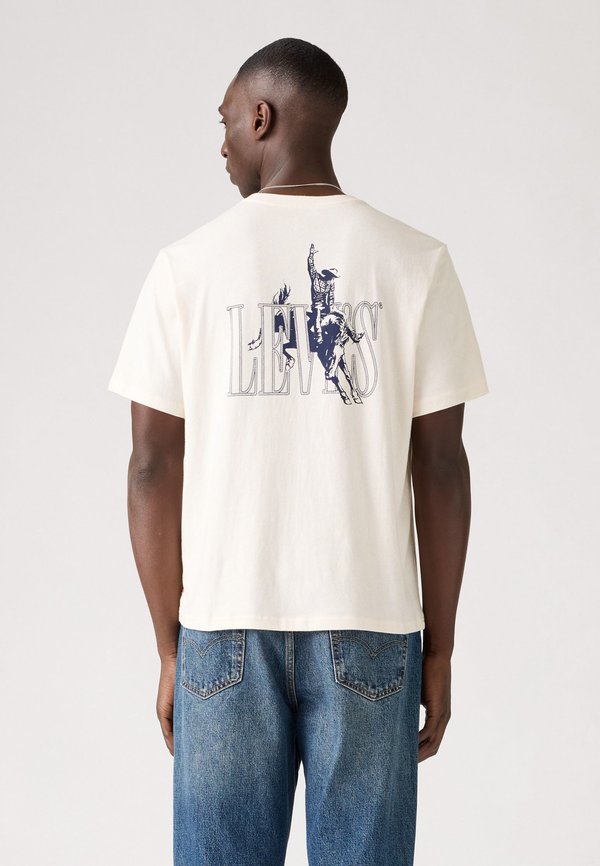 Levi's® RELAXED FIT TEE - Print T-shirt - ssnl serif cowboy 1 egret