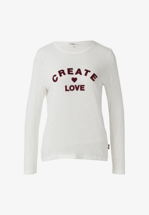 s.Oliver Long sleeved top - creme