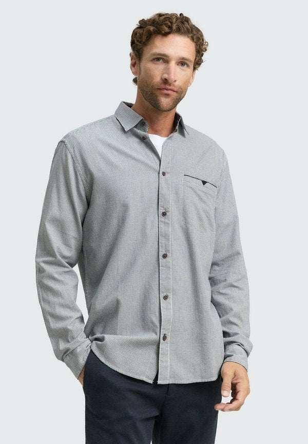 TOM TAILOR Shirt - blue small structure