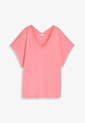 TOM TAILOR TOM TAILOR T-SHIRT T-SHIRT MIT V-AUSSCHNITT - Basic T-shirt - soft fuchsia pink