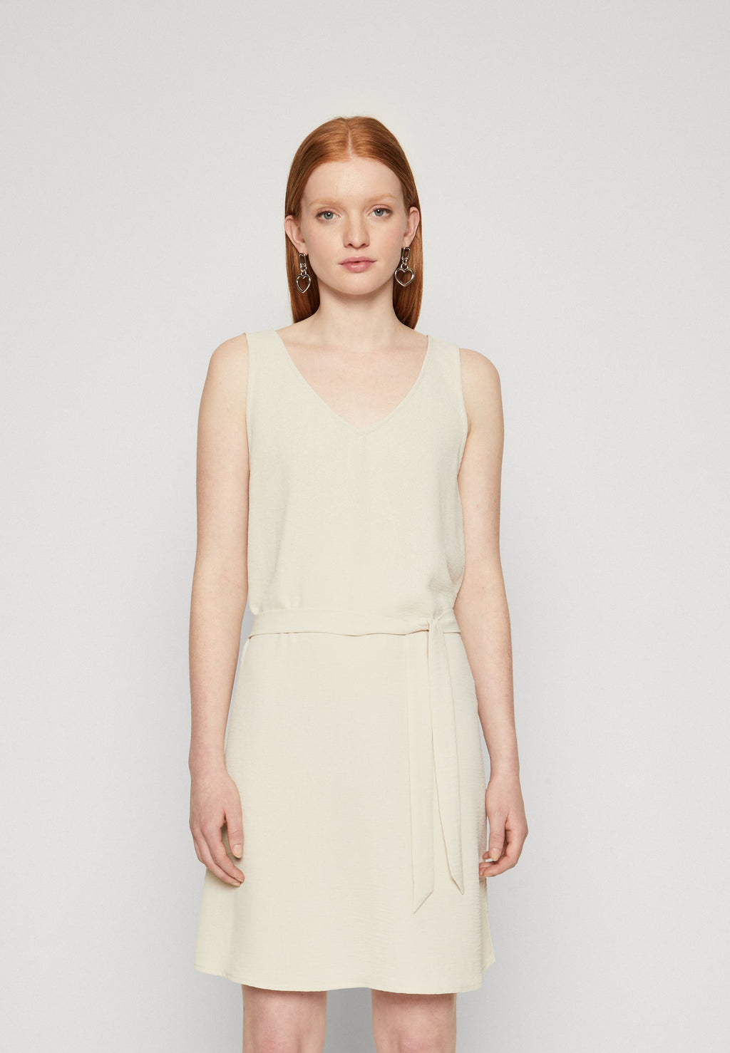 ONLY ONLMETTE V NECK BELT DRESS