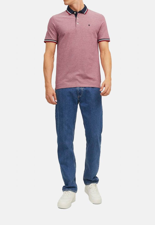 Jack & Jones 3ER PACK  - Polo shirt - rio red