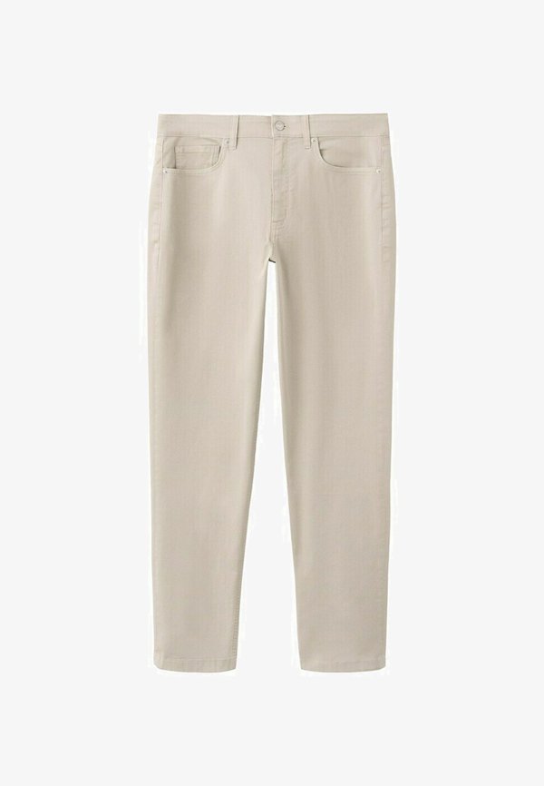 Mango ADULT - Jeans Tapered Fit - beige