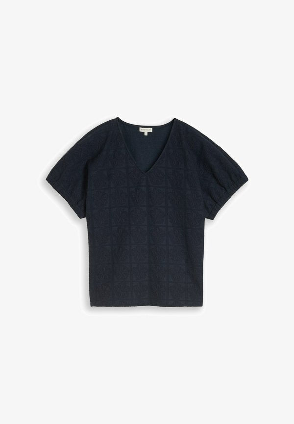 TOM TAILOR Print T-shirt - sky captain blue