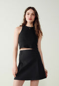 Next PLEAT JERSEY MINI SKIRTTALL