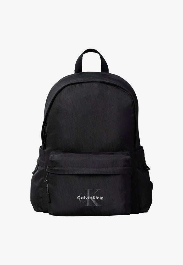 Calvin Klein BOLD ROUND BACKPACK UNISEX - Rucksack - black