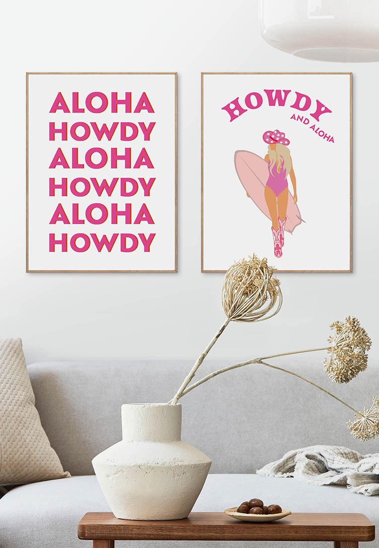Orange Wallz HOWDY ALOHA 2 PACK