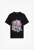 Tommy Hilfiger TH X CADILLAC FORMULA 1 TEAM MIAMI GRAPHIC TEE UNISEX - Print T-shirt - black
