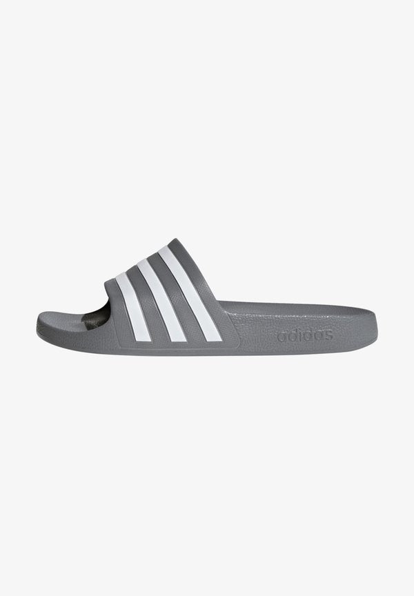 adidas Sportswear ADILETTE AQUA - Pool slides - grey three cloud white grey three