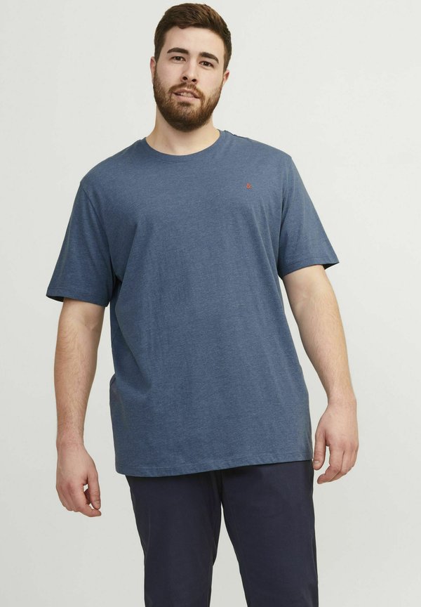 Jack & Jones JJEPAULOS TEE SS CREW NECK NOOS PLS - Basic T-shirt - denim blue