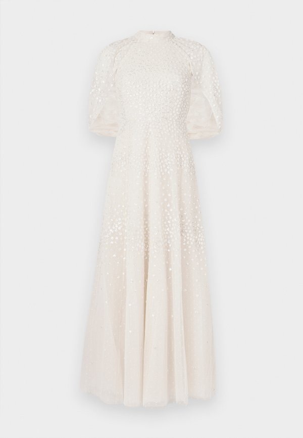 Needle & Thread SCALLOP SEQUIN CAPE ANKLE GOWN