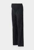Vero Moda Maternity VMMKANVA GLITTER WIDE PANT - Trousers - black