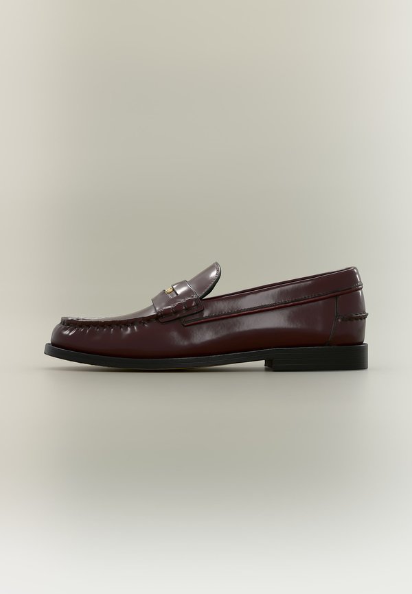 Tommy Hilfiger PENNY BAR ABRASIVATO  - Slip-ons - oxblood