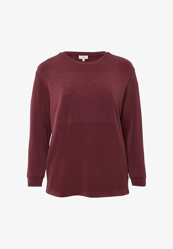 s.Oliver Sweatshirt - bordeaux
