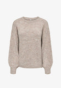 ONLY ONLNELLIE O NECK - Jumper - mocha meringue