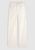 Levi's® RIBCAGE FULL LENGTH ND ZIP - Straight leg jeans - egret