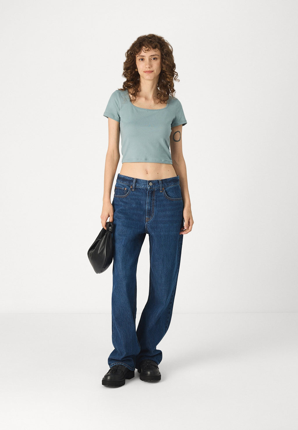 Abercrombie & Fitch High-rise loose jeans