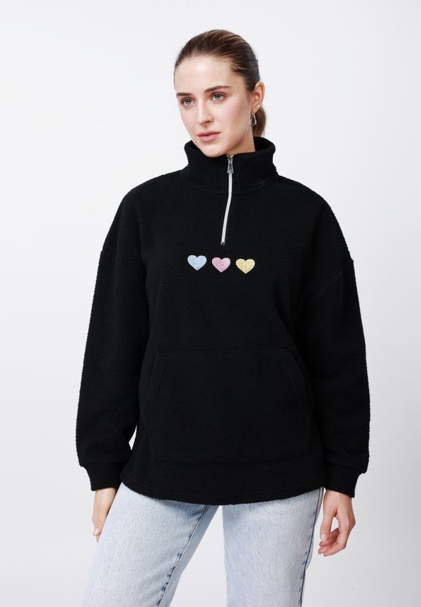 Even&Odd TEDDY QUARTER ZIP SWEATER