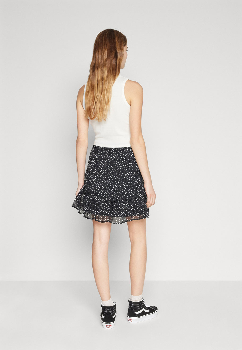 VILA VIBRITANJA DOT SHORT SKIRT