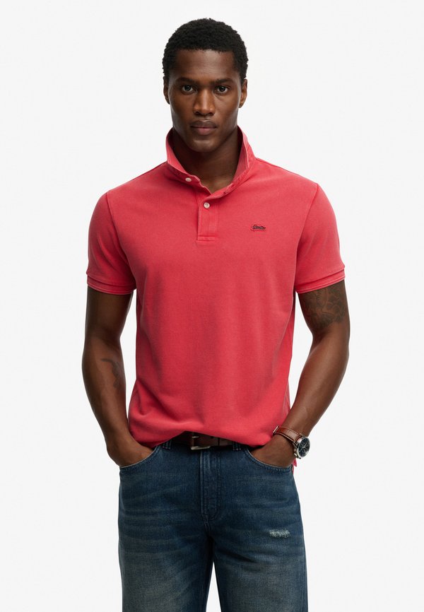 Superdry & Co Polo shirt - raspberry pink
