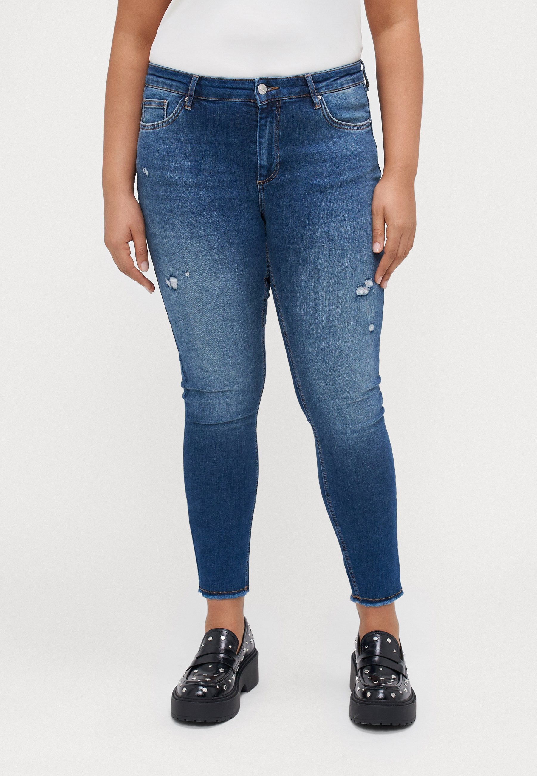 Skinny fit CARWILLY Mid waist Ankle length Media 3