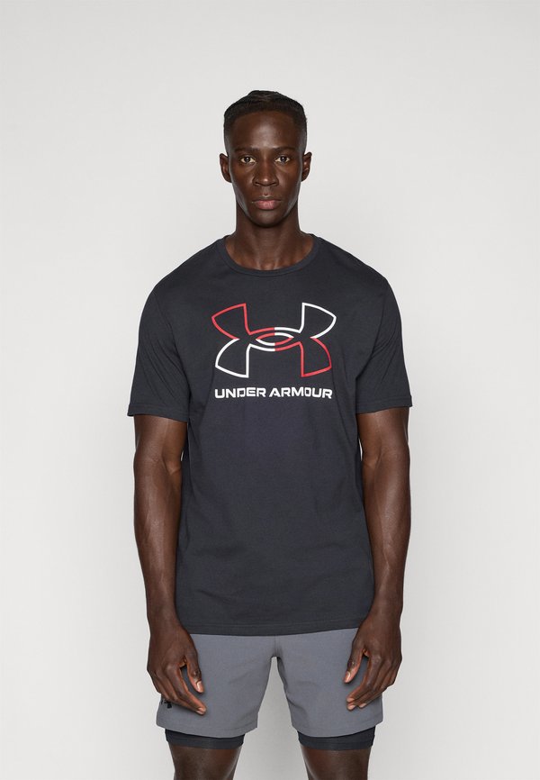 Under Armour FOUNDATION - Print T-shirt - black/red/white