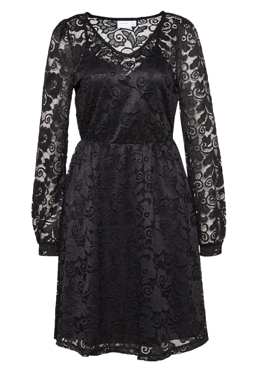 VILA VISANDRA V NECK DRESS