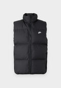 Nike Sportswear CLUB PUFFER VEST - Waistcoat - black/white