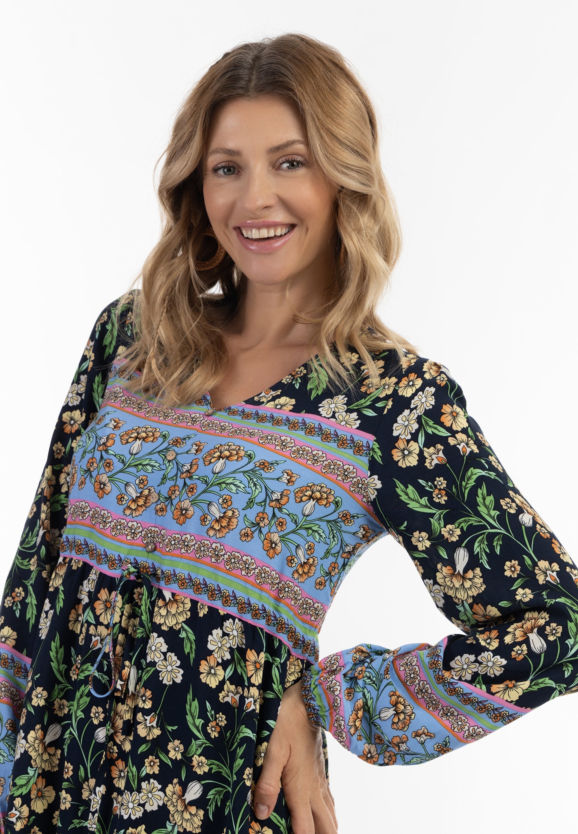 usha SOMMER MIT BLUMENPRINT CARNEA