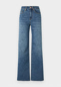 Vero Moda VMOLIVIA WIDE - Relaxed fit jeans - medium blue denim