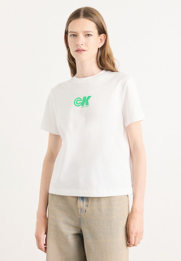 Calvin Klein Jeans Print T-shirt - brilliant white