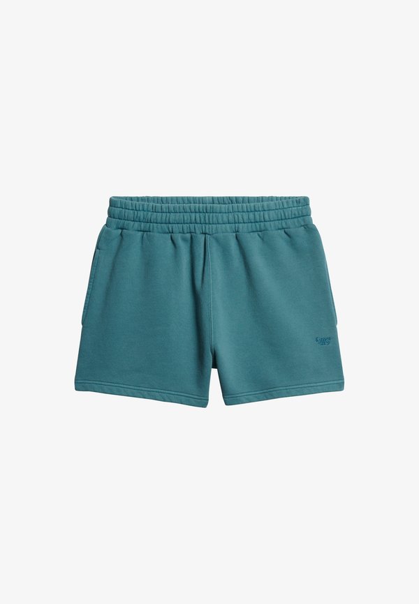 Superdry & Co VINTAGE WASH  - Tracksuit bottoms - hydro dark turquoise
