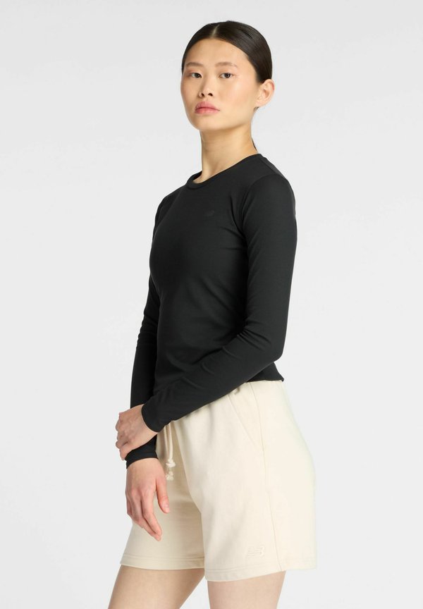 New Balance Long sleeved top - black
