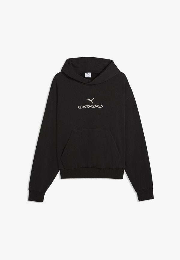 Puma RUN CULTURE COLLECTIVE BOXY HOODIE - Hoodie - black