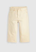 Levi's® 478® BAGGY CAPRI - Denim shorts - ecru goods